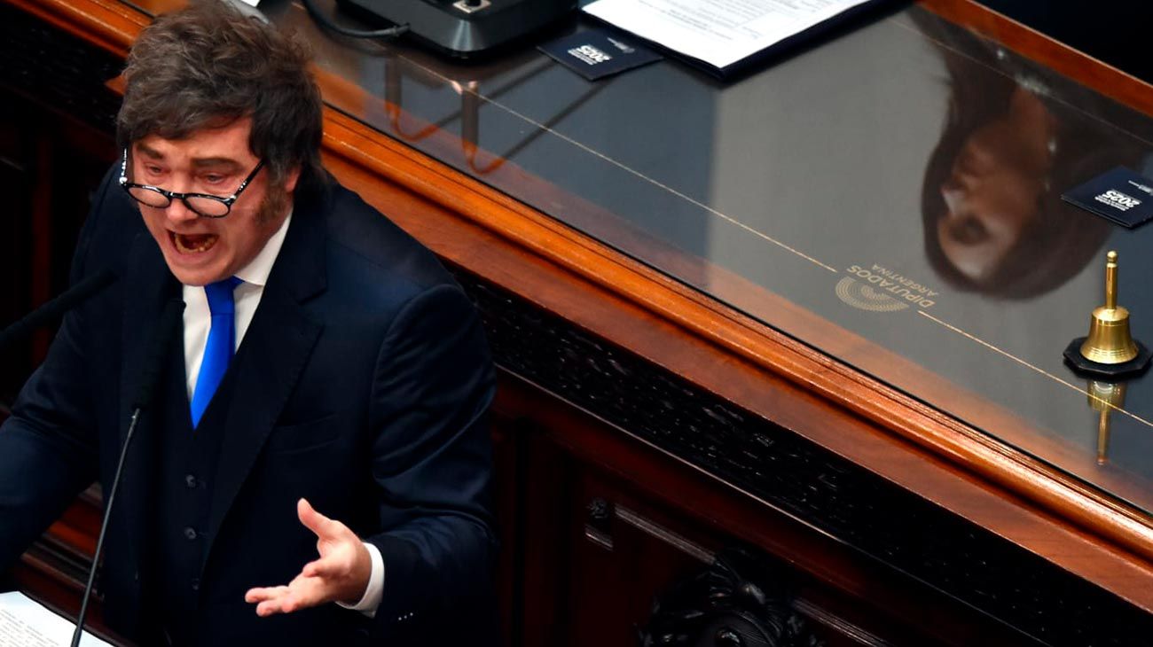 Milei inauguró el período de sesiones ordinarias
