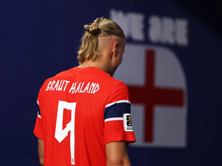 Haaland tuvo su primer mundial con canción incluida